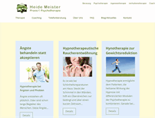 Tablet Screenshot of heidemeister.com